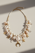 Collar Conchas y Piedras